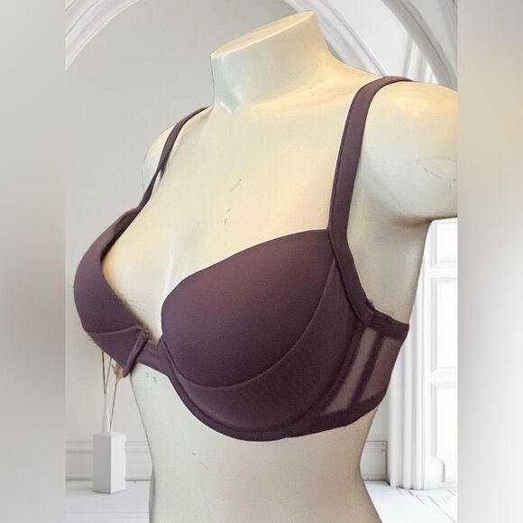 Addiction Plum Padded Underwire Bra - Picture 2 of 4